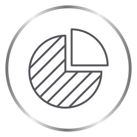 Canesten pie graph icon