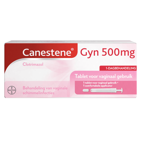 Canestene Gyn 500mg 1 tablet voor vaginaal gebruik
